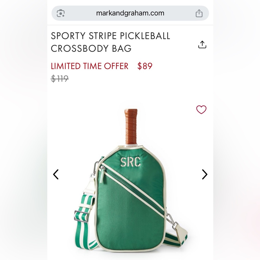 New in bag! Mark & Graham Pickleball Crossbody